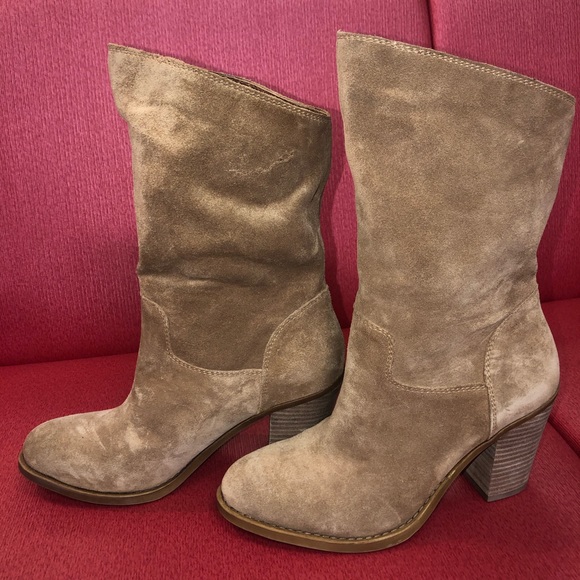 Lucky Brand Lefara Slouch Shaft Block Heel Boots - Picture 7 of 8